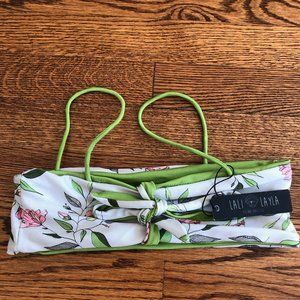 Reversible Bikini Top with Removable Tie